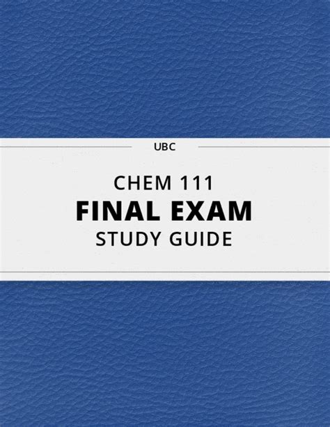 Chemistry 111 final exam study guide. - Vintage halloween collectibles an identification and price guide vintage halloween collectibles identification.