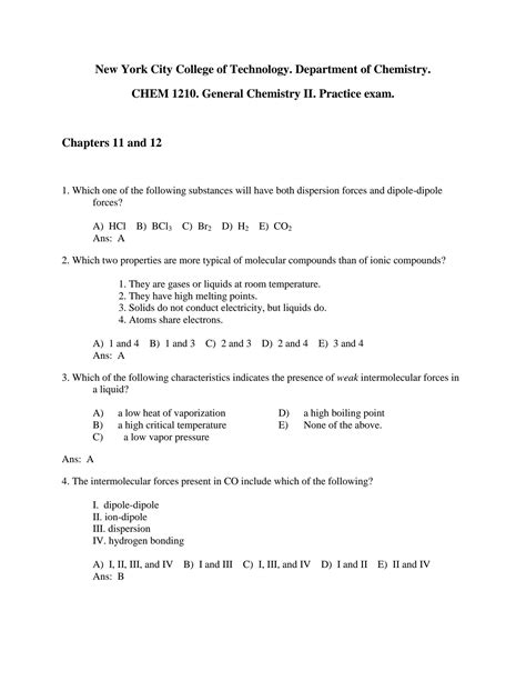 Chemistry 1210 EXAM#3 Flashcards Quizlet