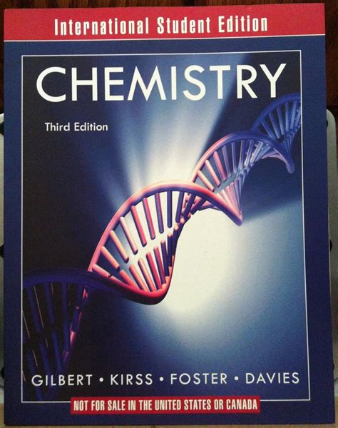 Chemistry 3rd edition gilbert manual kirss foster. - Pinus nigra arn. en el sistema ibérico.