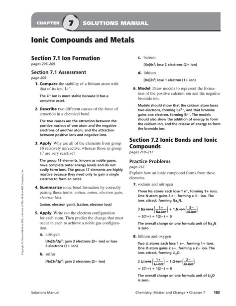 Chemistry chapter 7 study guide answers. - Triumph tr2 tr3 tr4 1953 1965 owners workshop manual.