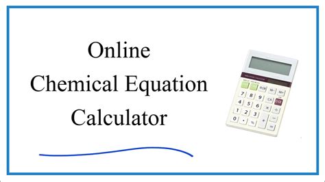 Chemistry equation solver. Things To Know About Chemistry equation solver. 