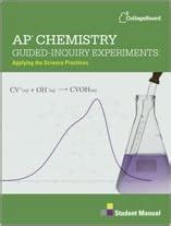 Chemistry guided inquiry experiments student manual. - On becoming an alchemist a guide for the modern magician.