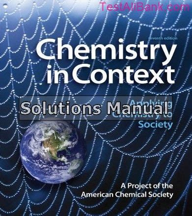 Chemistry in context 7th edition solution manual. - Progre  s re cents d'alge  bre locale..