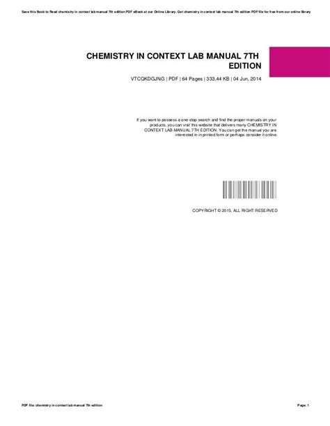 Chemistry in context lab manual 7th edition. - New holland mähdrescher tx 36 handbuch.