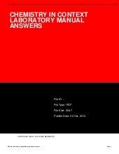 Chemistry in context laboratory manual answers. - Télécharger milftoon lemonade 5 comics téléchargement gratuit.