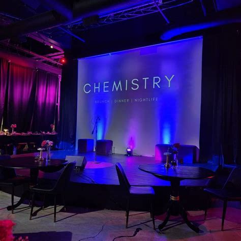 Chemistry restaurant. 5PM-12AM. FridayFri. Closed. SaturdaySat. 7PM-1AM. Updated on: Feb 09, 2023. All info on Chemistry Chicago in Chicago - Call to book a table. View the menu, check prices, find on the map, see photos and ratings. 