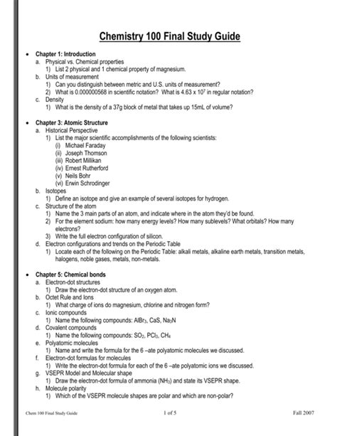 Chemistry study guide for final exam. - Students solutions manual to accompany elementary number theory by david m burton.