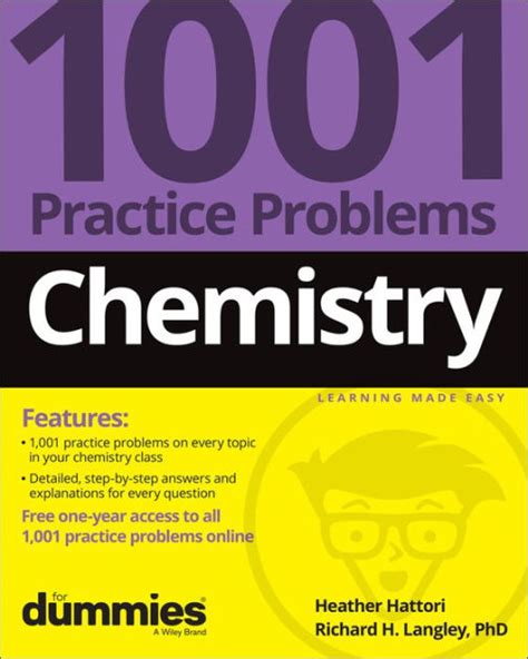 Read Online Chemistry 1001 Practice Problems For Dummies  Free Online Practice By Heather Hattori