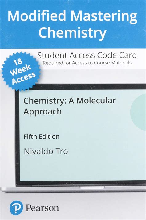 Download Chemistry A Molecular Approach With Masteringchemistry  Etext Access Code By Nivaldo J Tro