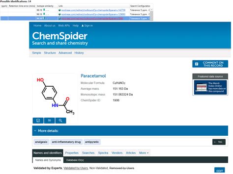 Chemspider Search - MyRSC