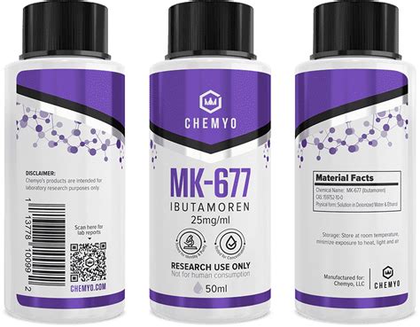 Chemyo mk-677 review. Buy SARMs From Chemyo. They’ve also got much more for sale than just SARMs, too, such as RU58841, which is a hair loss compound many recreational users find helpful. Here are some products that Chemyo offers: Ostarine (MK-2866) – 25mg/ml; Cardarine (GW-501516) – 10mg/ml; Ligandrol (LGD-4033) – 10mg/ml; Ibutamoren (MK-677) – 25mg/ml 