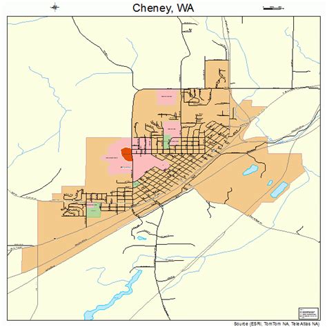 Cheney, WA Map & Directions - MapQuest