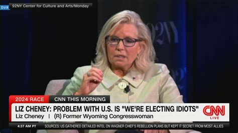 Cheney on the problem with American politics: 'We're electing idiots'