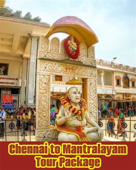 Chennai to Mantralayam Tour Package - By Train, Bus, Cost, Book