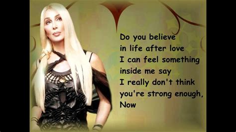 Cher believe lyrics. Things To Know About Cher believe lyrics. 