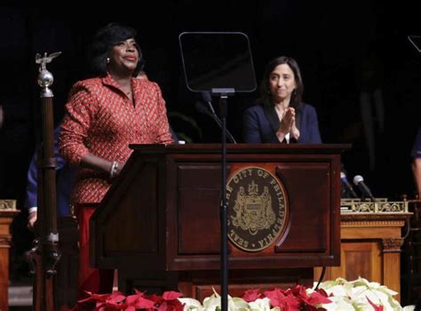 Cherelle Parker publicly sworn in as Philadelphia’s 100th mayor