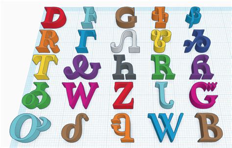 Cherokee Language Syllabary for 3D Design in Tinkercad Design Make Teach