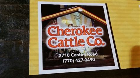Nestled at 2710 Canton Hwy, Marietta, GA 30066-5371, Cherokee Cattle Company is a beloved steakhouse that captures the essence of Marietta, Georgia’s culinary scene. Open daily from 04:00 PM to 10:00 PM, this eatery has earned its place as a local gem, welcoming patrons with a warm and casual atmosphere accented by rustic touches.. 