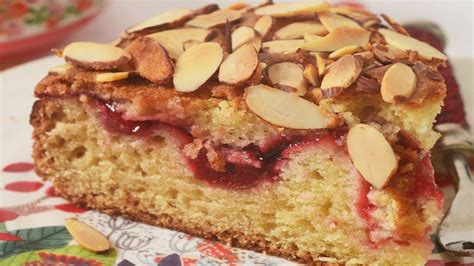 Cherry Almond Coffee Cake - Joyofbaking.com