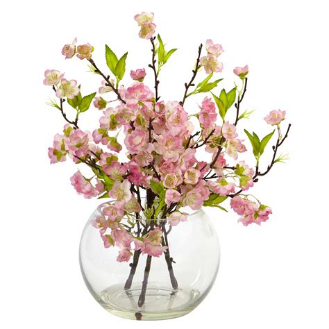 Cherry Blossom Floral Arrangements Faux Flowers - Wayfair