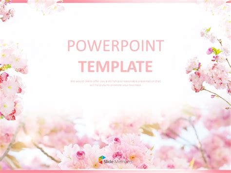 Cherry Blossom Powerpoint Template