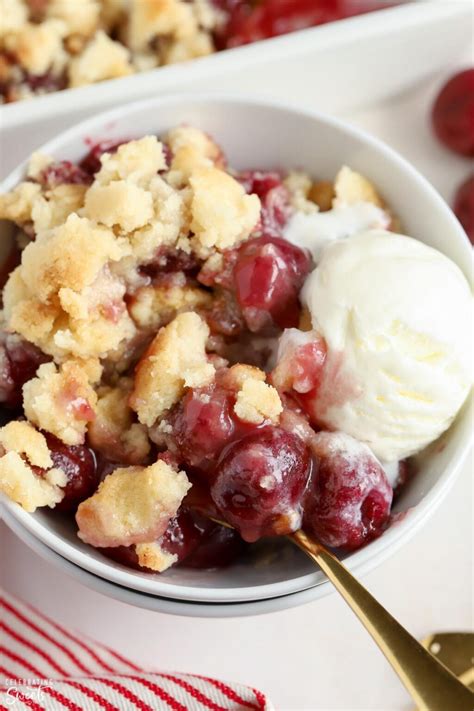 Cherry Cobbler (fresh or frozen cherries)