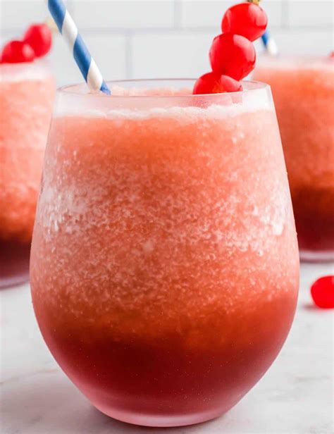 Cherry Cola Bourbon Slush - The Chunky Chef