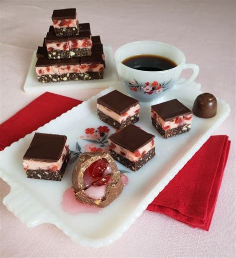 Cherry Nanaimo Bar – Memories From A Recipe Box