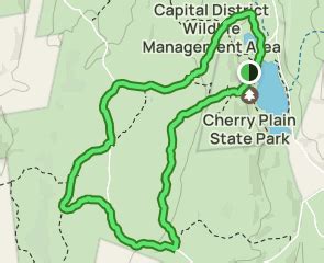 Cherry Plain State Park Loop Map, Guide - New York