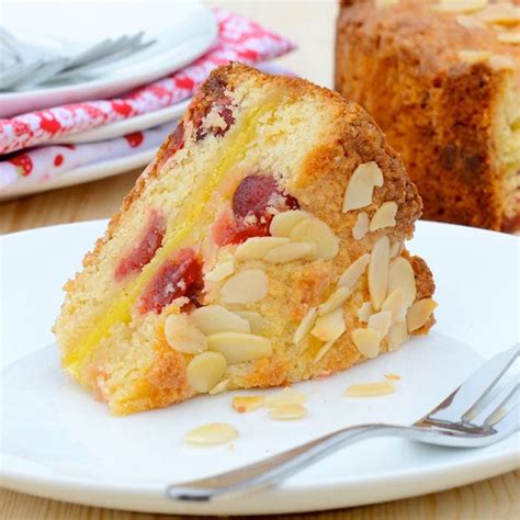 Cherry and Marzipan Cake Recipe