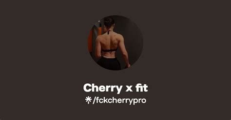 Cherryxfit Onlyfans Leak