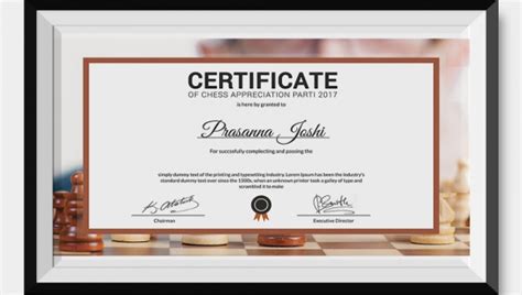 Chess Certificates 8+ Word, PSD Format Download Free & Premium Templates