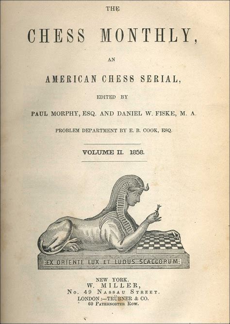 Chess Monthly: An American Chess Serial - Google Books