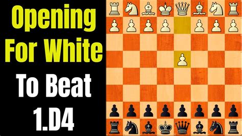 Chess Opening For Black against d4 UNBEATABLE - YouTube