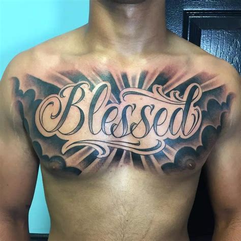 Chest Tattoo Lettering Ideas Printable Find A Word