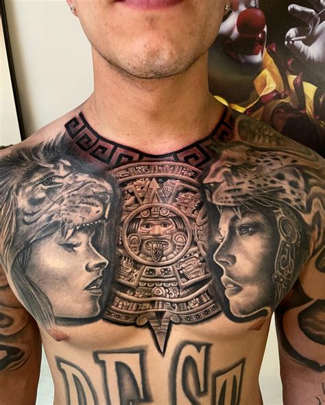 The chest, arm, wrist, and trunk were the best areas because the energy of the gods passed through these parts and strengthened the connection with them. But nowadays, it doesn’t matter where you consider putting the ink. So we present you with the best locations for Aztec tattoo designs. The Arm Aztec Tattoo Ideas. 