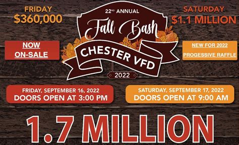 The Fall Bash is back for 2024! $1.7 Mill