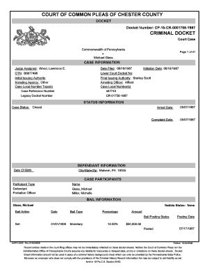 The Butler County Area Courts computer record information disclosed by the system is current only within the limitations of the Butler County Area Courts data retrieval system. There will be a delay between court filings and judicial action and the posting of such data. The delay could be at least twenty-four hours, and may be longer. The user ...