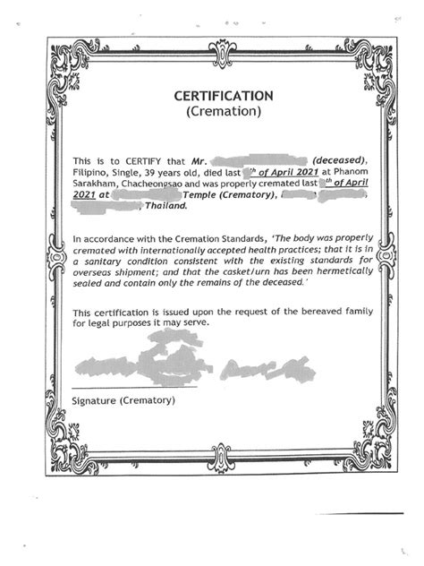 Chester county cremation permit.  How do death certificates and cremation permits g...
