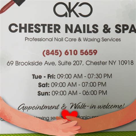 Chester nails nj. 611 Bloomfield Ave, Montclair, NJ 07042. A professional and friendly salon where you receive the finest nails studio in Montclair, NJ. NEW 2000 NAILS strive to assure that our customers receive the best-personalized and comfortable, inviting atmosphere. Our friendly, licensed professionals provide a wide selection of nails enhancements midtown. 