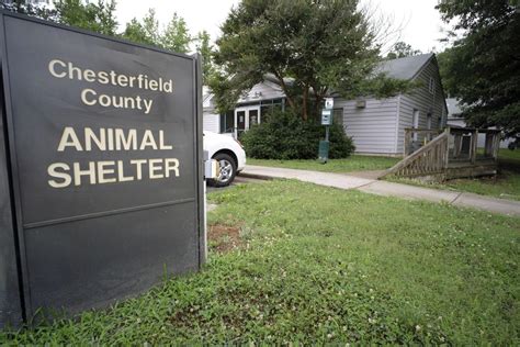 Chesterfield county animal shelter. 9300 Public Works Road Chesterfield, VA 23832 Directions Mailing Address Chesterfield County Animal Services P.O. Box 148 Chesterfield, VA 23832 Phone 804-748-1683 After-Hours Calls Contact the Police non-emergency number at 804-748-1251. Social Media View our pets on PetFinder Hours Monday - Friday 10:30 a.m. - 5 p.m. Saturday 10:30 a.m. - 4 p.m. 