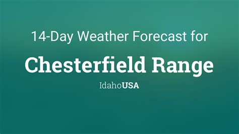 Chesterfield idaho weather. Welcome to the historic townsite of Chesterfield, Idaho! Tucked away in the foothills of the Portneuf Valley, this charming village is well worth a day trip and is located between the towns of Lava Hot Springs and Soda Springs. Located along the route of the Oregon Trail, the village was founded by Mormon settlers in the 1880s and was mainly ... 