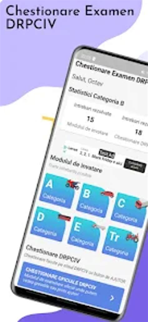 Chestionare auto drpciv. .  ...