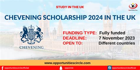 Chevening Scholarship 2024/2024 in UK - Fully Funded Study in UK