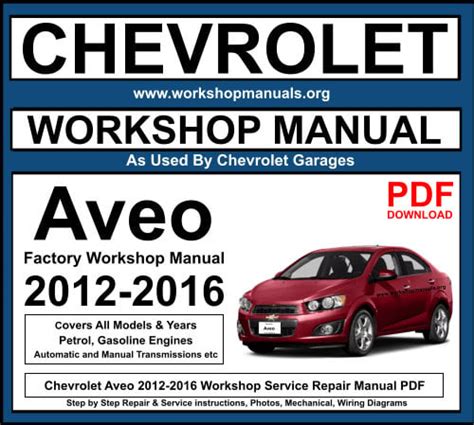 Chevrolet aveo 16 repair manuals free. - Information security program guide for state agencies.