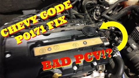 Chevrolet cruze p0171. What Does Error Code P0171 Mean? Diagnostic trouble code P0171 means System Too Lean (bank 1). That means the car computer noticed the engine is running lean. A lean … 