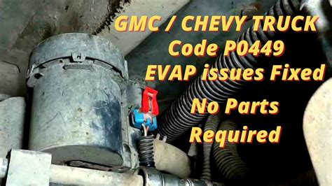 The GMC code P0449 refers to a specific diagnostic trouble code related to the evaporative emission control system (EVAP) of a GMC vehicle. This code indicates that there is a malfunction in the EVAP vent solenoid circuit. The EVAP system is responsible for collecting and storing fuel vapors to prevent them from being released into the atmosphere.. 