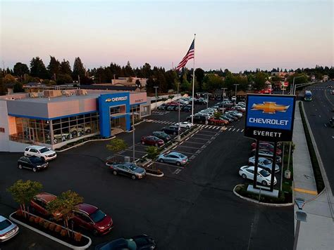 A EVERETT WA Chevrolet dealership, Chevrolet of Everett is your EVERETT new car dealer and EVERETT used car dealer. We also offer auto leasing, car financing, Chevrolet auto repair service, and Chevrolet auto parts accessories - RequestForInfo. Skip to Main Content. 7301 EVERGREEN WAY EVERETT WA 98203-5662;