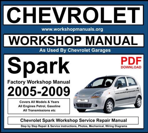 Chevrolet spark workshop manual free download. - 1987 honda se50 50p elite 50s 50 workshop repair manual.