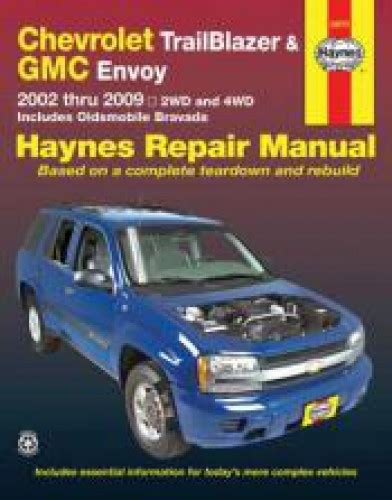 Chevrolet trailblazer gmc envoy 2002 thru 2009 haynes repair manual. - Manuale di servizio carburatore aisan 2k.